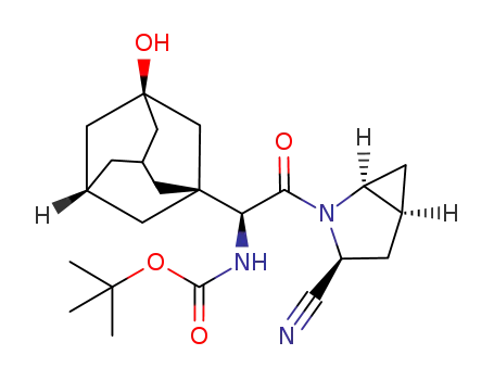 [(1S)-2-[(1S,3S,5S)-3-cyano-2-azabicyclo[3.1.0]hex-2-yl]-1-(3-hydroxytricyclo[3.3.1.13,7]dec-1-yl)-2-oxoethyl]carbamic acid-1,1-dimethylethyl ester