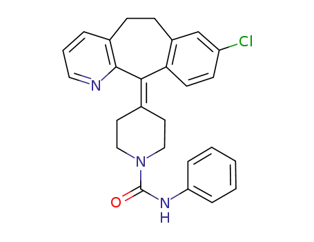 4-(8-chloro-5,6-dihydro-11H-benzo[5,6]cyclohepta[1,2-b]pyridin-11-ylidene)-N-phenylpiperidine-1-carboxamide
