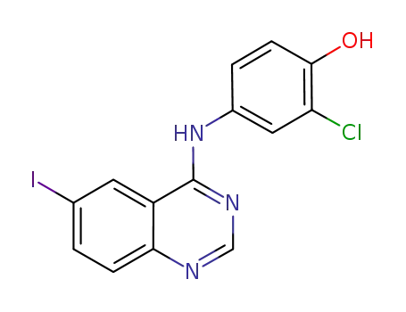 2-chloro-4-(6-iodoquinazolin-4-ylamino)phenol