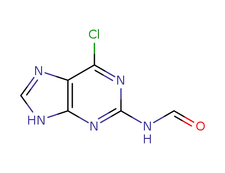 N-(6-chloro-9H-purin-2-yl)formamide