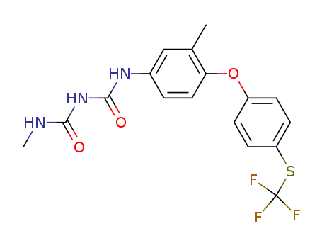 N-METHYL-N-[3-METHYL-4-[4-[(TRIFLUOROMETHYL)THIO]PHENOXY]PHENYL]-IMIDODICARBONIC DIAMIDE