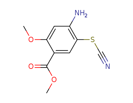 Methyl 4-amino-2-methoxy-5-thiocyanobenzoate