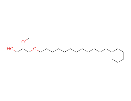 Molecular Structure of 111040-46-1 (1-Propanol, 3-[(12-cyclohexyldodecyl)oxy]-2-methoxy-)