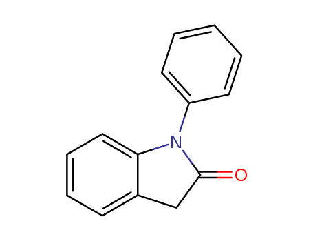 3335-98-6,1-Phenyloxindole,2-Indolinone,1-phenyl- (7CI);Oxindole, 1-phenyl- (6CI);1,3-Dihydro-1-phenyl-2H-indol-2-one;1-Phenyl-1,3-dihydro-2H-indol-2-one;1-Phenyl-2-indolinone;1-Phenyloxindole;N-Phenyl-2-indolinone;NSC 234518;