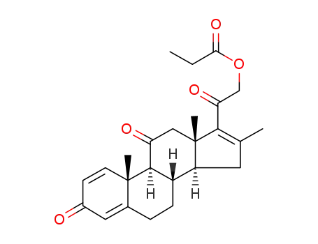 16β-methyl-21-propionyloxy-1,4,16-pregnatriene-3,11,20-trione