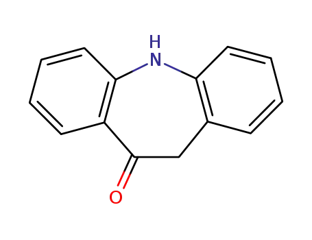 Molecular Structure of 21737-58-6 (10-Oxo-10,11-Dihydro-5H-dibenz[b,f]azepine)