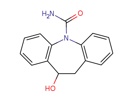 Molecular Structure of 29331-92-8 (10,11-DIHYDRO-10-HYDROXYCARBAZEPINE)