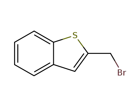 Molecular Structure of 10133-20-7 (Benzo[b]thiophene, 2-(bromomethyl)-)