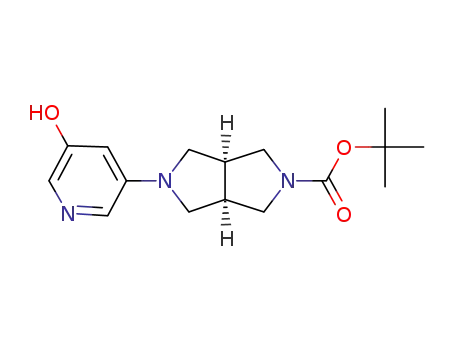 t-butyl cis-5-(5-hydroxy-3-pyridinyl)hexahydropyrrolo[3,4-c]-pyrrole-2(1H)-carboxylate