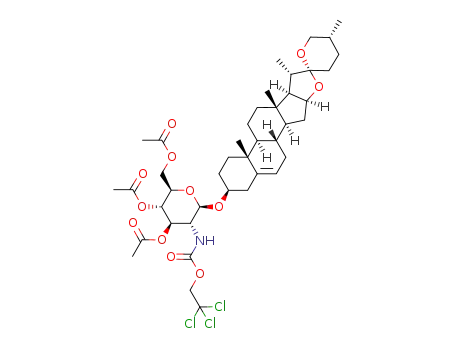 diosgenyl 3,4,6-tri-O-acetyl-2-deoxy-2-(2,2,2-trichloroethoxy-carbonylamino)-β-D-glucopyranoside