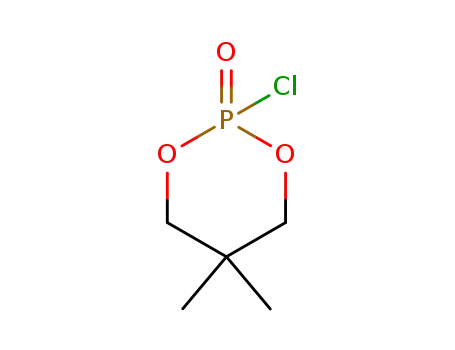 Molecular Structure of 4090-55-5 (2-CHLORO-5,5-DIMETHYL-1,3,2-DIOXAPHOSPHORINAN-2-ONE)