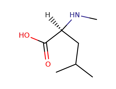 Molecular Structure of 3060-46-6 (N-Methyl-L-leucine)
