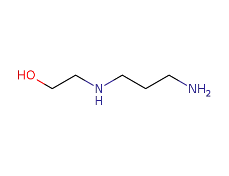 Molecular Structure of 4461-39-6 (N-(2-Hydroxyethyl)-1,3-propanediamine)