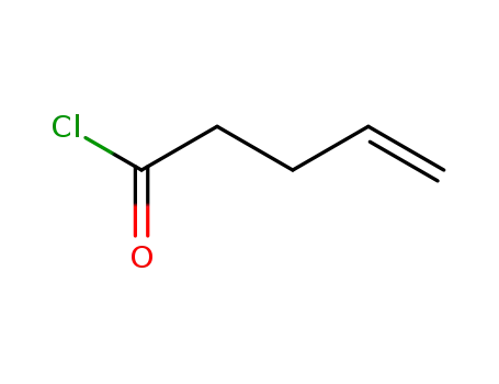 Molecular Structure of 39716-58-0 (4-Pentenoyl chloride)