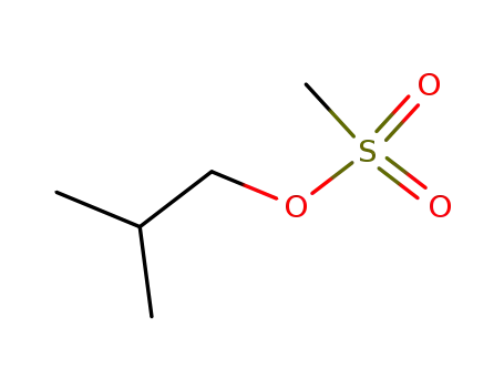 Molecular Structure of 16156-53-9 (2-METHYLPROPYLMETHANESULPHONATE)