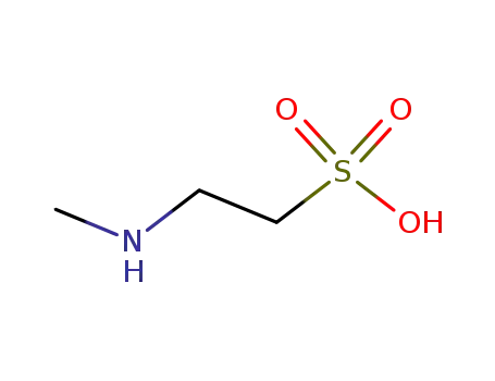 Molecular Structure of 107-68-6 (N-Methyltaurine)