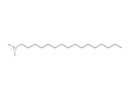 Molecular Structure of 112-69-6 (Hexadecyldimethylamine)