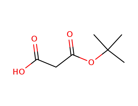 Molecular Structure of 40052-13-9 (3-tert-Butoxy-3-oxopropanoic acid)