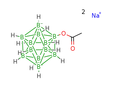 2Na(1+)*B12H11(OOCCH3)(2-)=Na2[B12H11(OOCCH3)]