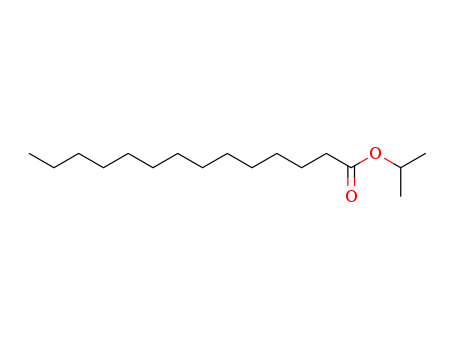 110-27-0,Isopropyl myristate,Bisomel;Stepan D-50;propan-2-yl tetradecanoate;Tegester;Kessco isopropyl myristate;Emerest 2314;Myristic acid, isopropyl ester;IPM-R;Plymoutm IPM;iso-Propyl Myristate;Isopropyl myristate (NF);Ja-fa IPM;1-Tridecanecarboxylic acid, isopropyl ester;Estol IPM 1512;Isopropyl tetradecanoate;Tetradecanoic acid, isopropyl ester;Tetradecanoic acid,esters,1-methylethyl ester;Estergel (TN);component of Sardo Bath Oil;Wickenol 101;Estergel;Unimate IPM;Sinnoester MIP;Kesscomir;Isomyst;Tetradecanoic acid, isopropyl;Promyr;Isopropylmyristate;Myristic acid isopropyl ester;