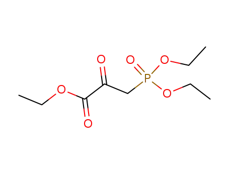 Molecular Structure of 66187-85-7 (Propanoic acid, 3-(diethoxyphosphinyl)-2-oxo-, ethyl ester)