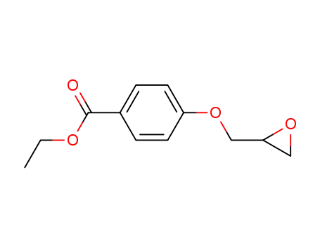 Molecular Structure of 50625-94-0 (Benzoic acid, 4-(oxiranylmethoxy)-, ethyl ester)