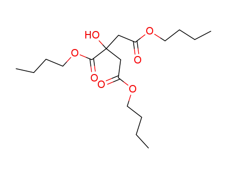 Molecular Structure of 77-94-1 (1,2,3-Propanetricarboxylicacid, 2-hydroxy-, 1,2,3-tributyl ester)