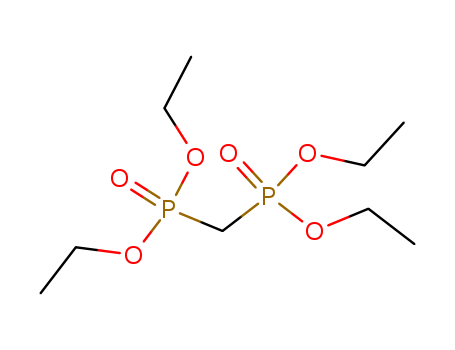 1660-94-2,TETRAETHYL METHYLENEDIPHOSPHONATE,Phosphonicacid, methylenebis-, tetraethyl ester (9CI);Phosphonic acid, methylenedi-,tetraethyl ester (6CI,7CI,8CI);Bis(diethylphosphono)methane;Methanediphosphonic acid tetraethyl ester;Methylenebis(diethoxyphosphineoxide);Methylenebis(diethyl phosphonate);Methylenebis(phosphonic acid)tetraethyl ester;Methylenediphosphonic acid tetraethyl ester;NSC 133889;Tetraethyl methylenebisphosphonate;Tetraethyl methylenediphosphonate;Tetraethyl methylidenebisphosphonate;