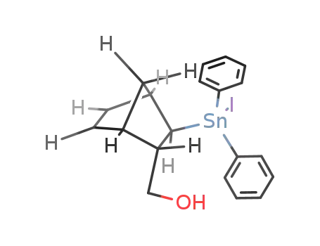 diphenyl[(1S,2R,3S,4R)-3-hydroxymethylbicyclo[2.2.1]heptan-2-yl]tin iodide