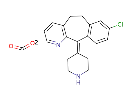 8-chloro-6,11-dihydro-11-(4-piperidinylydene)-5H-benzo[5,6]cyclohepta[1,2-b]pyridine carbon dioxide adduct