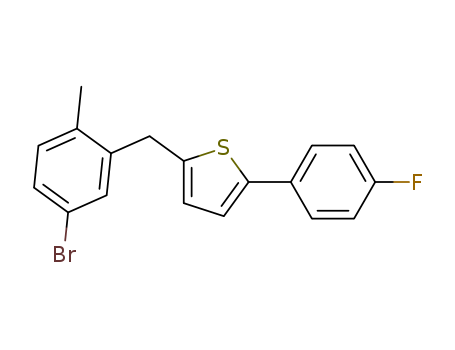 2-(5-Bromo-2-methylbenzyl)-5-(4-fluorophenyl)thiophene