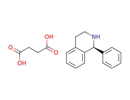 1-(S)-phenyl-1,2,3,4-tetrahydroisoquinoline succinate