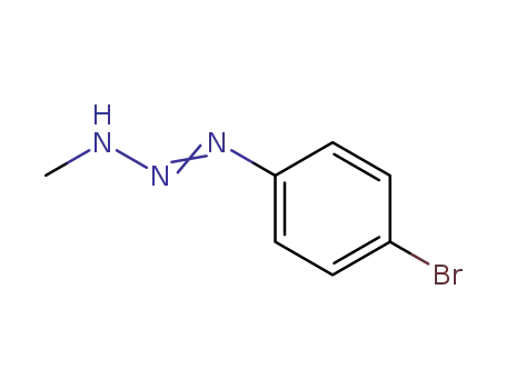 Molecular Structure of 40643-36-5 (1-(4-BROMOPHENYL)-3-METHYLTRIAZENE)