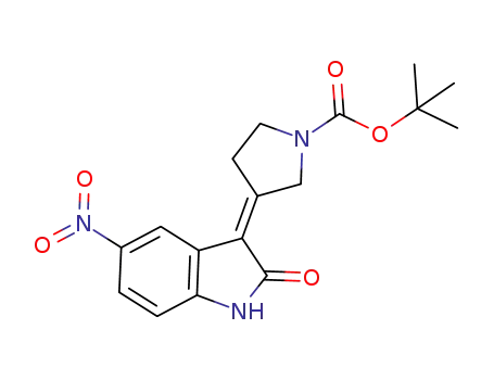 tert-butyl 3-(5-nitro-2-oxoindolin-3-ylidene)pyrrolidine-1-carboxylate