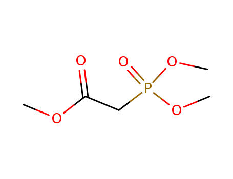 5927-18-4,Trimethyl phosphonoacetate,Acetic acid, phosphono-,trimethyl ester (7CI,8CI);(Carboxymethyl)phosphonic acid trimethyl ester;(Dimethoxyphosphinyl)acetic acid methyl ester;Carbomethoxymethanephosphonicacid dimethyl ester;Dimethyl methoxycarbonylmethanephosphonate;Methyl (dimethoxyphosphinyl)acetate;Methyl 2-(dimethylphosphono)acetate;Methyl dimethylphosphonoacetate;NSC 84262;Phosphonoacetic acid trimethylester;[(Methoxycarbonyl)methyl]dimethylphosphonate;