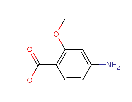 Molecular Structure of 27492-84-8 (Methyl 4-amino-2-methoxybenzoate)