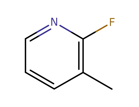 Molecular Structure of 2369-18-8 (2-Fluoro-3-methylpyridine)