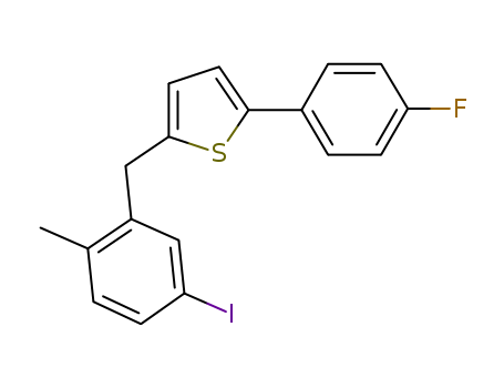 2-(4-Fluorophenyl)-5-[(5-Iodo-2-Methylphenyl)methyl]thiophene