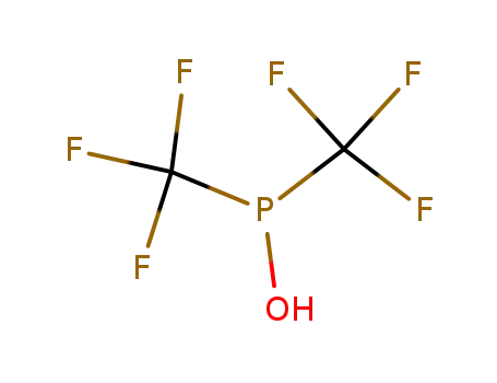Molecular Structure of 359-65-9 (bis(trifluoromethyl)phosphinous acid)