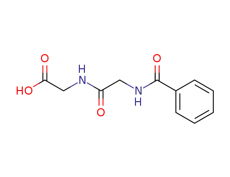 Molecular Structure of 1145-32-0 (BENZOYL-GLYCYL-GLYCINE)