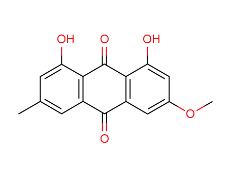 Molecular Structure of 521-61-9 (Emodin-3-methyl ether)