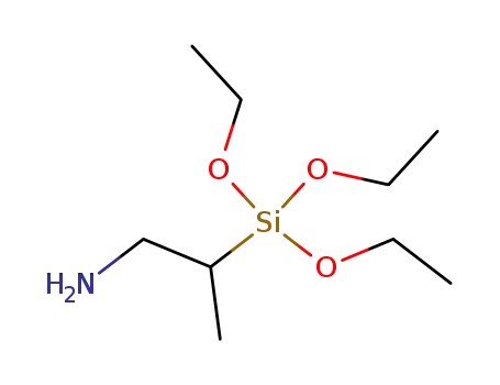 Molecular Structure of 36957-84-3 (2-(Triethoxysilyl)propylamine)