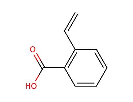 Molecular Structure of 27326-43-8 (Benzoic acid, 2-ethenyl- (9CI))