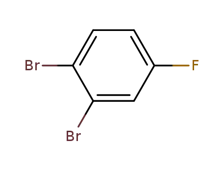 Molecular Structure of 2369-37-1 (1,2-Dibromo-4-fluorobenzene)