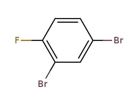 Molecular Structure of 1435-53-6 (2,4-Dibromo-1-fluorobenzene)
