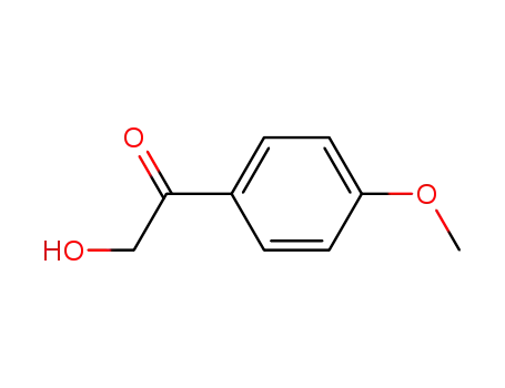 Molecular Structure of 4136-21-4 (2-HYDROXY-1-(4-METHOXYPHENYL)-1-ETHANONE)