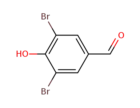 Molecular Structure of 2973-77-5 (3,5-Dibromo-4-hydroxybenzaldehyde)