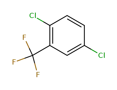 Molecular Structure of 320-50-3 (2,5-Dichlorobenzotrifluoride)