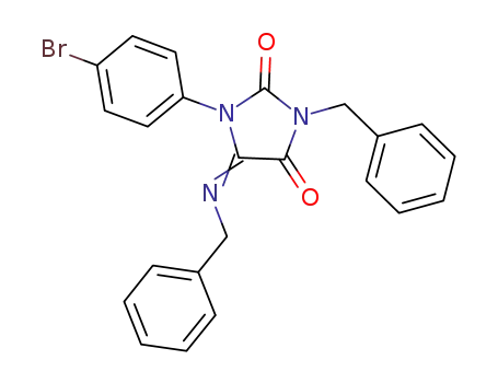 3-benzyl-5-(benzylimino)-1-(4-bromophenyl)imidazolidine-2,4-dione