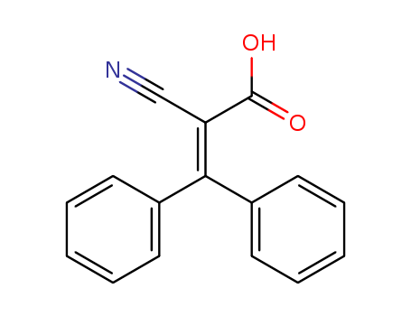 2-Cyano-3,3-diphenylpropenoic acid